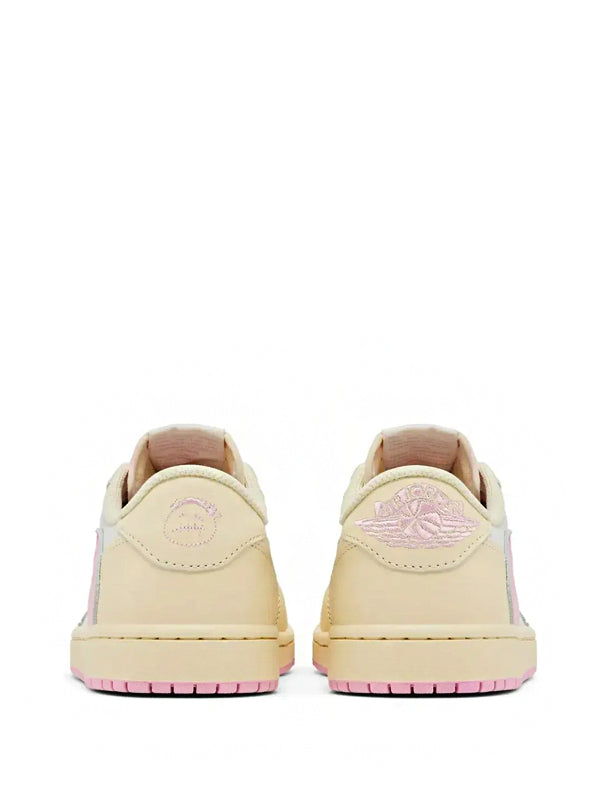 Travis Scott x Air Jordan 1 Low Sail Tropical Pink Shy Pink Muslin
