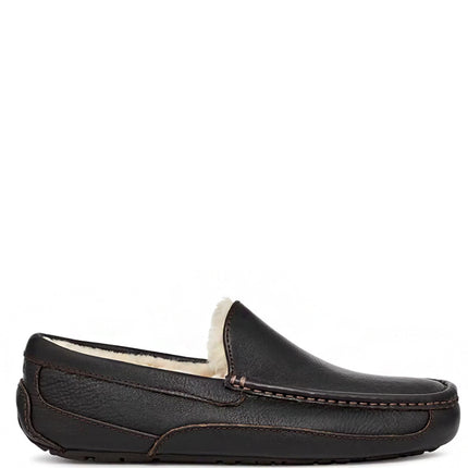 UGG Ascot Leather Slipper Dark Spice