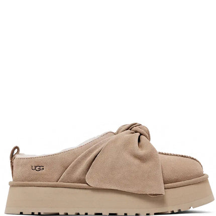 UGG Platform Slip-On Bow Slipper Sand