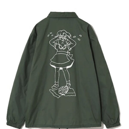 Undercover x Verdy Girls Don't Cry Coach Jacket Green