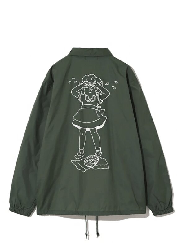 Undercover x Verdy Girls Don't Cry Coach Jacket Green