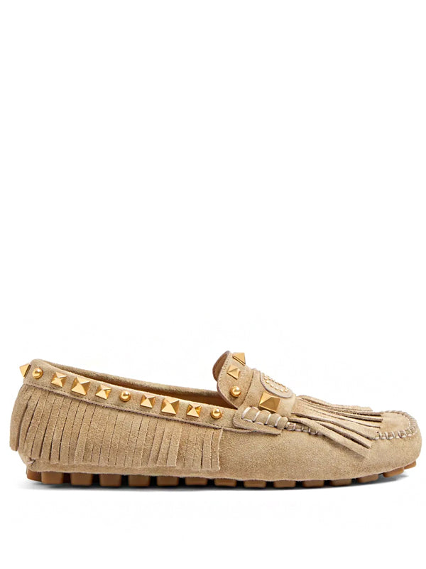 Valentino Garavani Plaster Caster fringed loafers