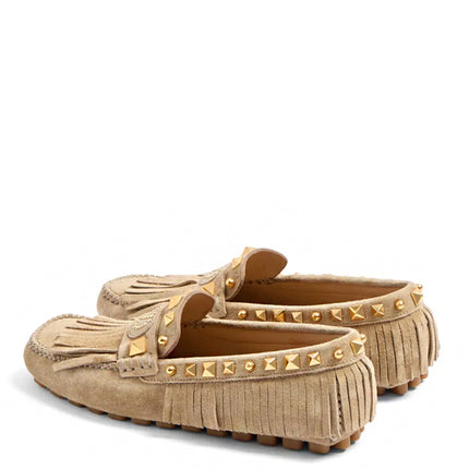 Valentino Garavani Plaster Caster fringed loafers