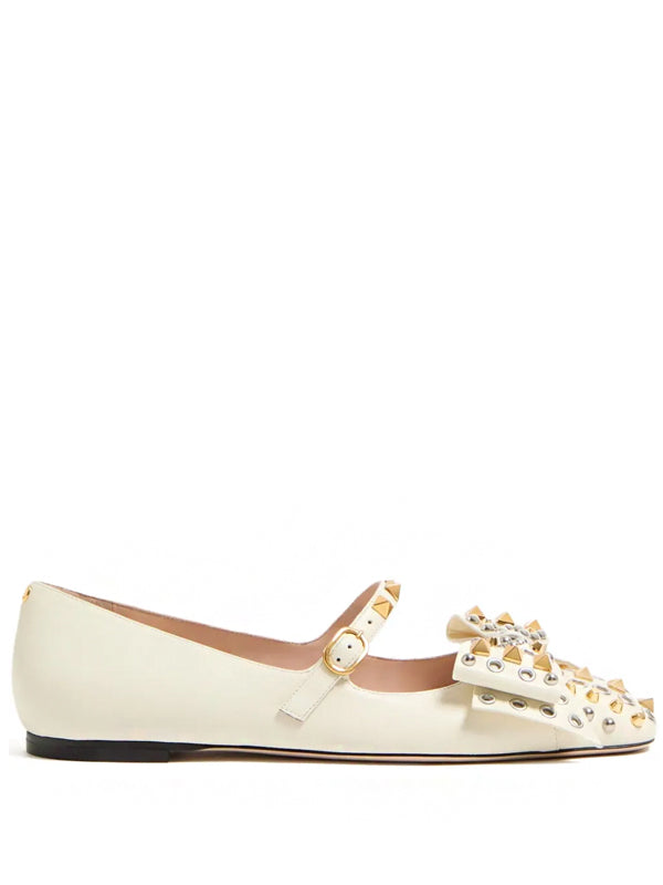 Valentino Garavani Sapatilha Bowow com Tachas
