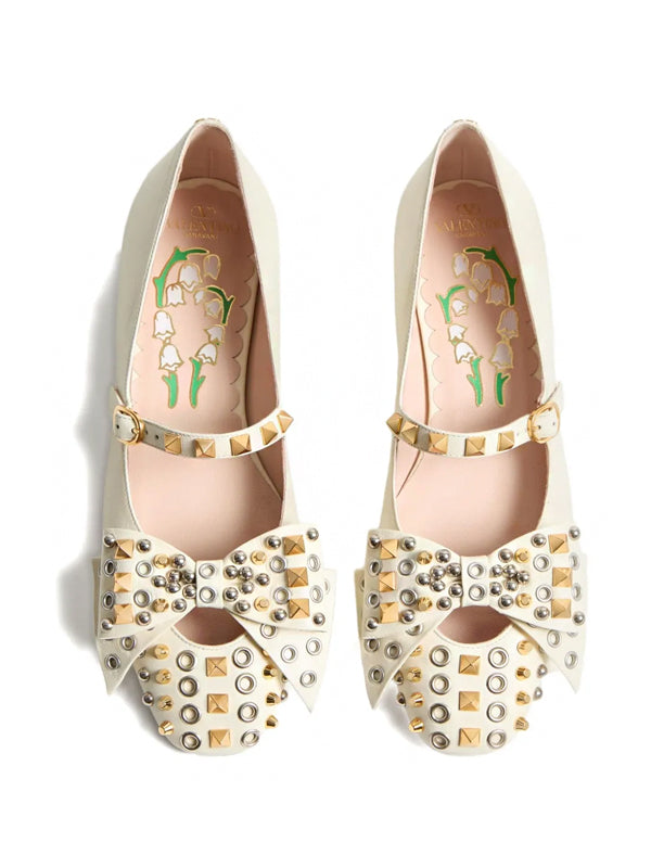Valentino Garavani Sapatilha Bowow com Tachas