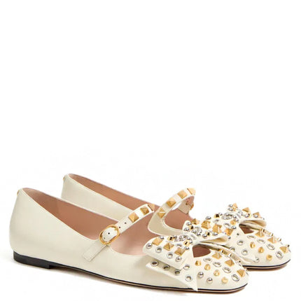 Valentino Garavani Sapatilha Bowow com Tachas