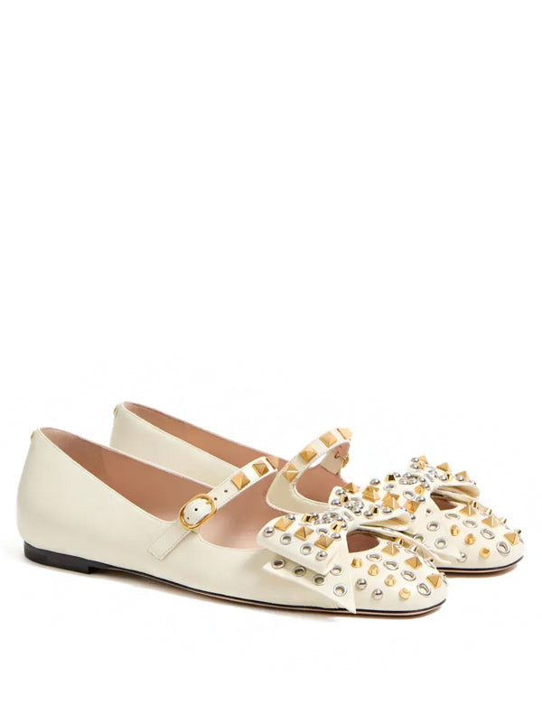 Valentino Garavani Sapatilha Bowow com Tachas
