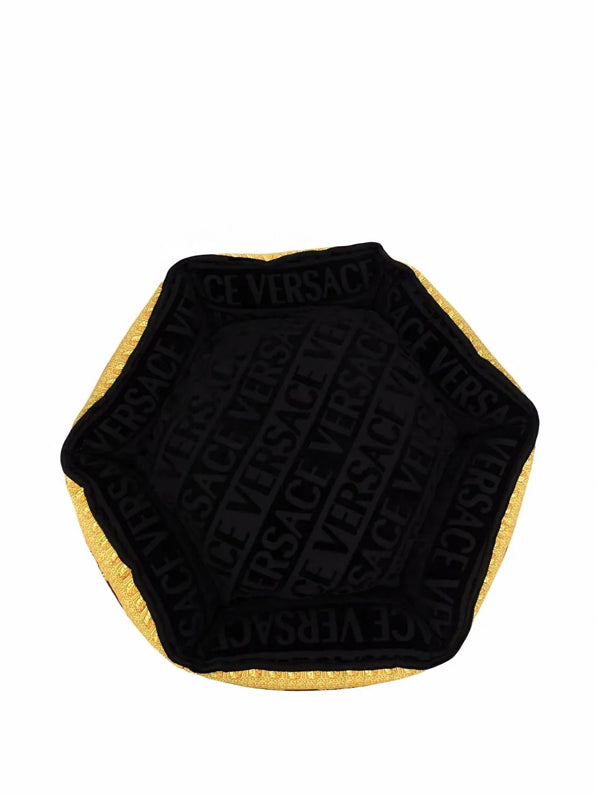 Versace Baroque-print dog bed