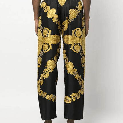 Versace Calça Seda Barroca