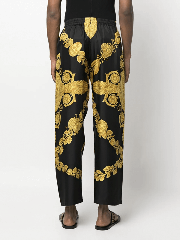 Versace Calça Seda Barroca