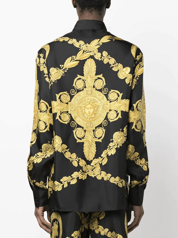 Versace Camisa Maschera Barocco