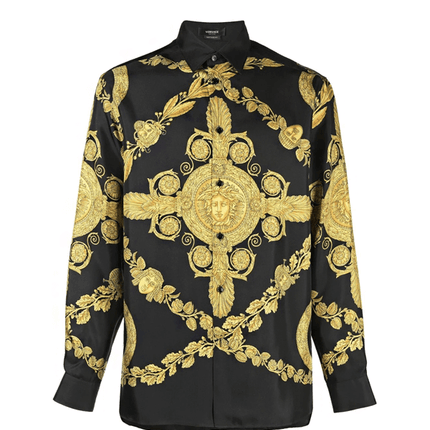 Versace Camisa Maschera Barocco