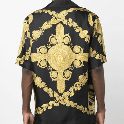 Versace Camisa Seda Grega