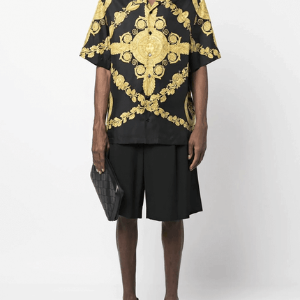 Versace Camisa Seda Grega