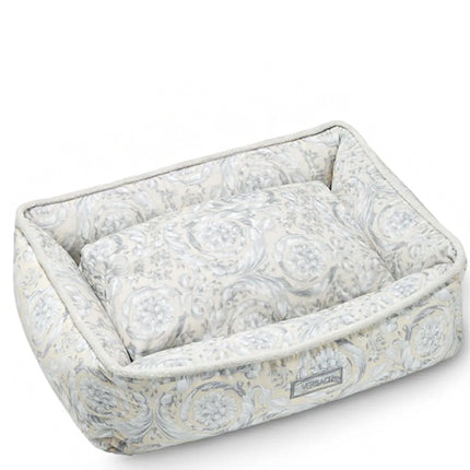 Versace logo-patch pet bed
