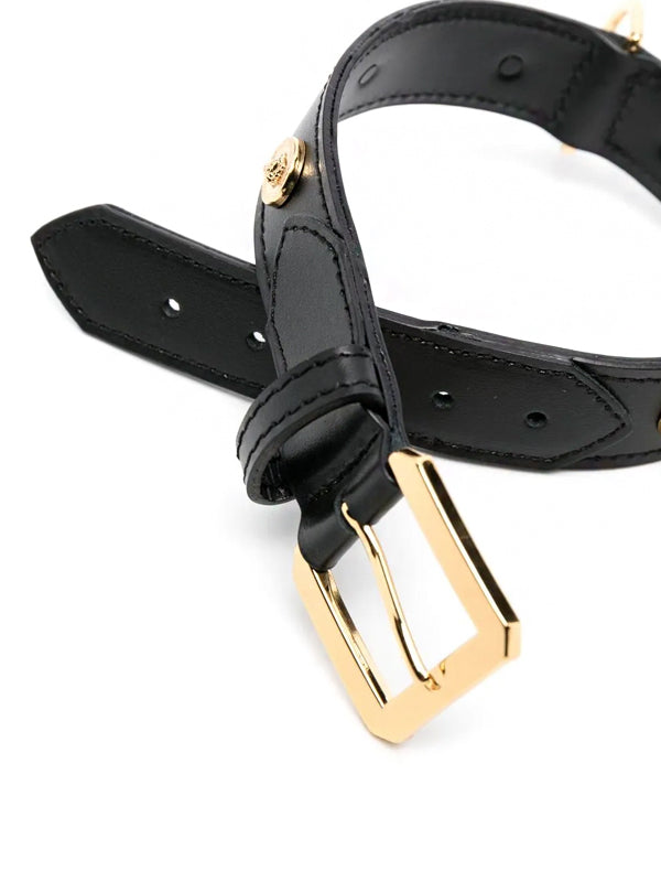 Versace studded leather pet collar