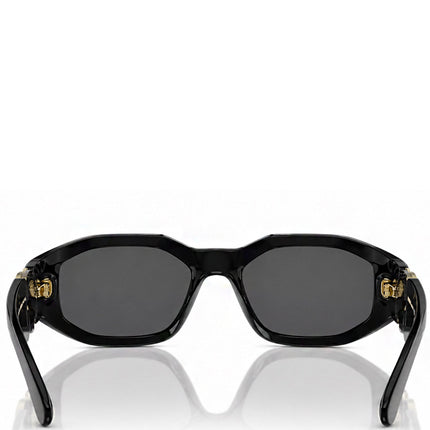 Versace Irregular Biggie Sunglasses Black/Black