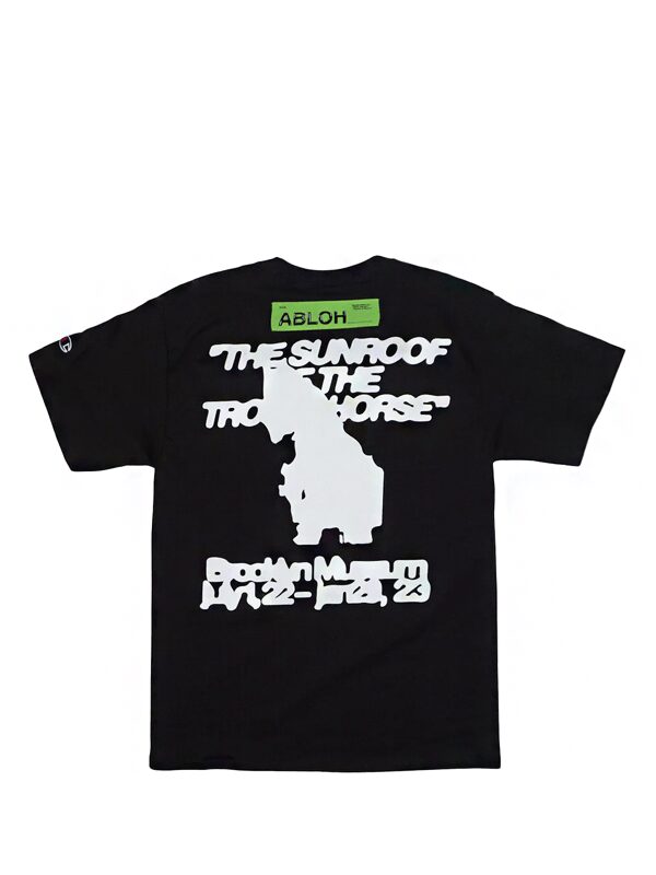 Virgil Abloh Brooklyn Museum FOS Trojan Horse T-shirt Black