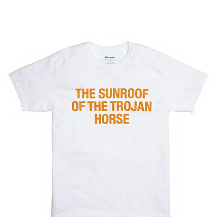 Virgil Abloh Brooklyn Museum Sunroof Trojan Horse T-shirt White