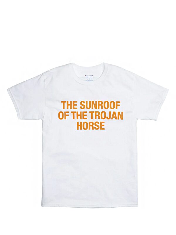 Virgil Abloh Brooklyn Museum Sunroof Trojan Horse T-shirt White