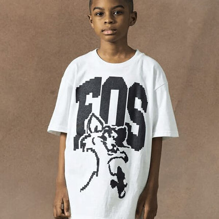 Virgil Abloh Brooklyn Museum Youth FOS CAT Pyrex T-shirt White