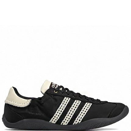 Wales Bonner x adidas Karintha Low Satin Core Black Dark Brown Cream White