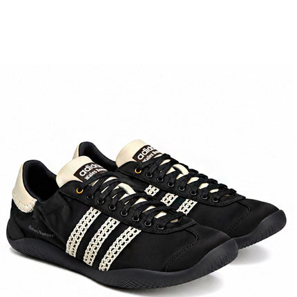 Wales Bonner x adidas Karintha Low Satin Core Black Dark Brown Cream White