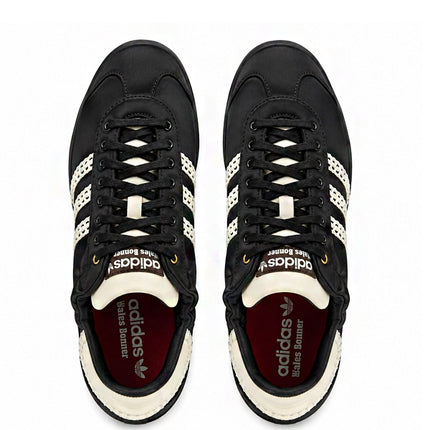 Wales Bonner x adidas Karintha Low Satin Core Black Dark Brown Cream White