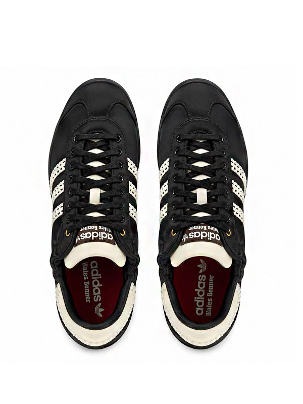 Wales Bonner x adidas Karintha Low Satin Core Black Dark Brown Cream White