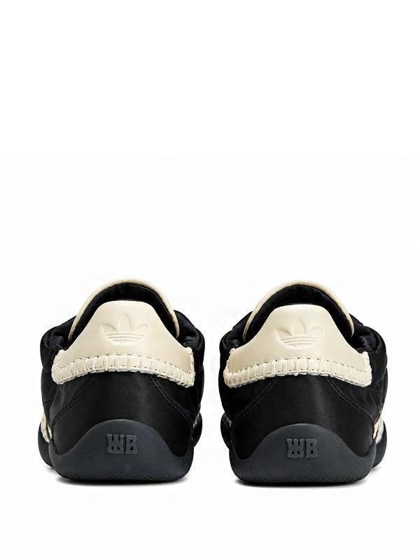Wales Bonner x adidas Karintha Low Satin Core Black Dark Brown Cream White