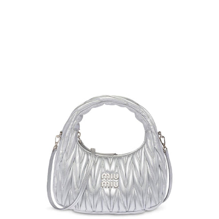 Wander Matelasse Nappa Leather Hobo Mini-Bag