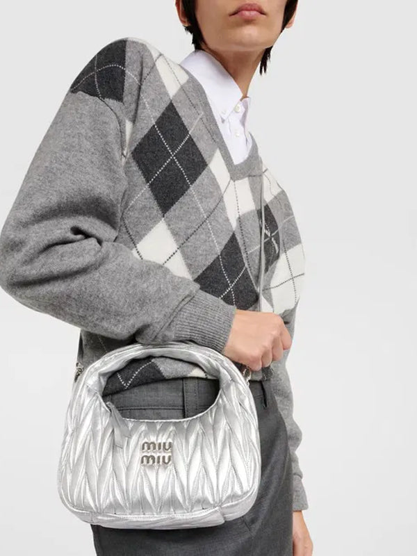 Wander Matelasse Nappa Leather Hobo Mini-Bag