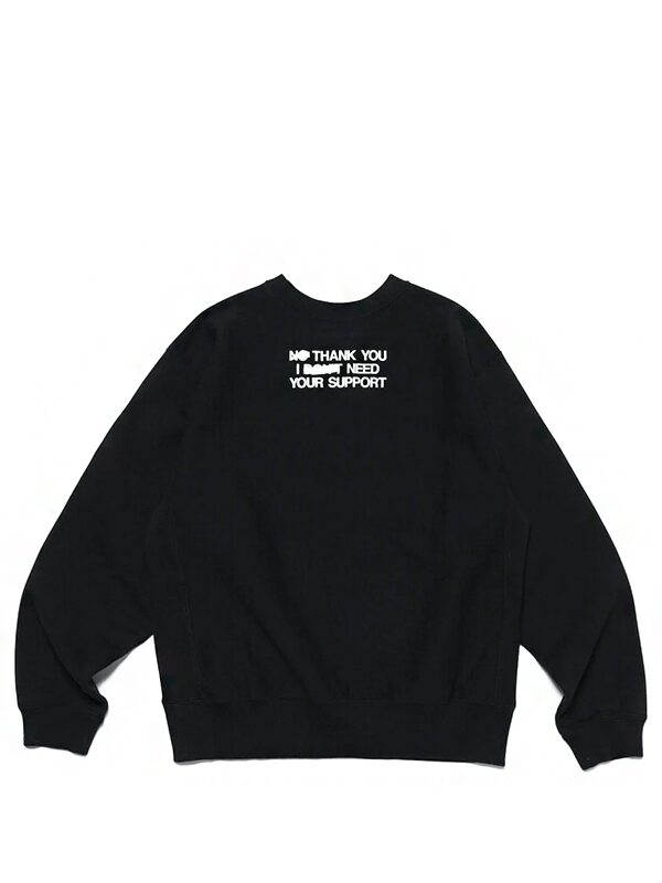 Wasted Youth Thank You Sweatshirt Black