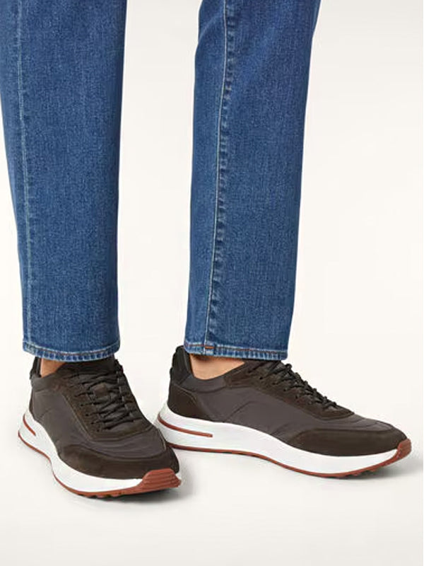 Loro Piana Week End Walk Sneaker Black Sesame
