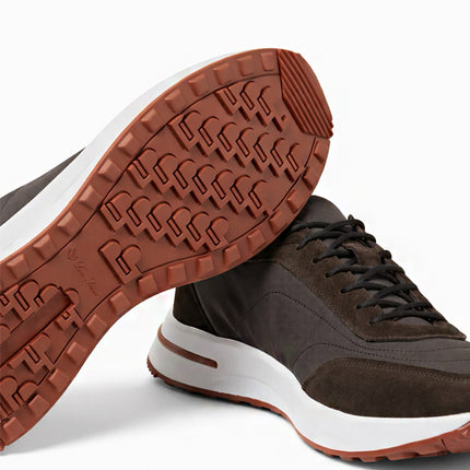 Loro Piana Week End Walk Sneaker Black Sesame