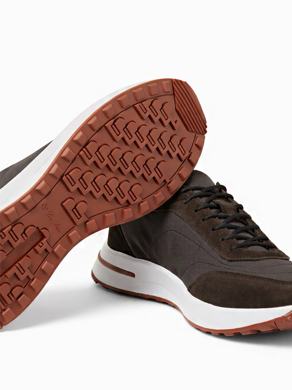 Loro Piana Week End Walk Sneaker Black Sesame