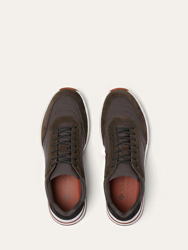 Loro Piana Week End Walk Sneaker Black Sesame