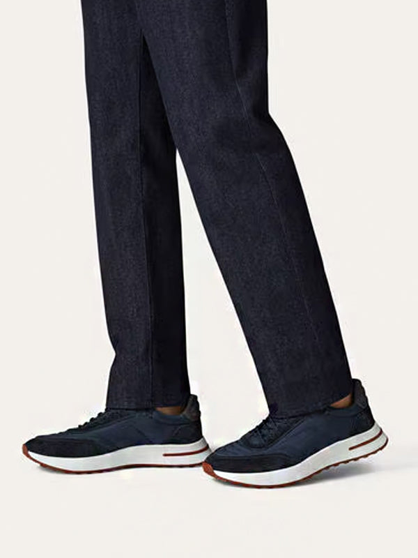 Loro Piana Week End Walk Sneaker Blue Navy