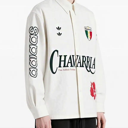 Willy Chavarria x adidas Camisa Button Up Off White