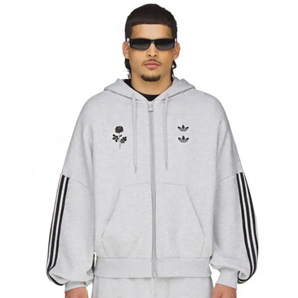 Willy Chavarria x adidas Moletom Full Zig Grey