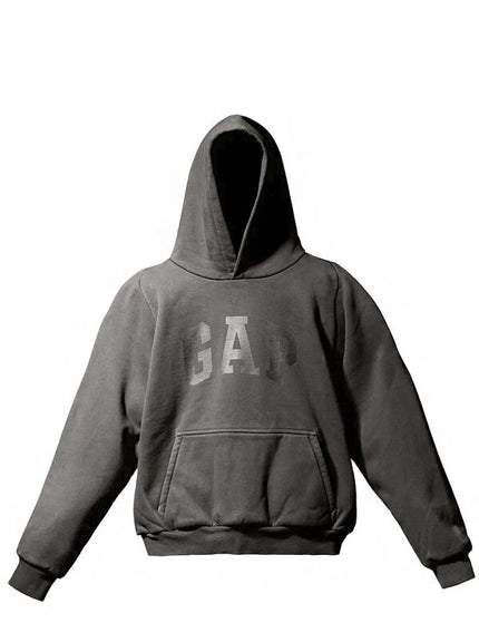 YEEZY GAP ENGINEERED BY BALENCIAGA Dove Cotton-blend Shrunken Hoodie - Grey
