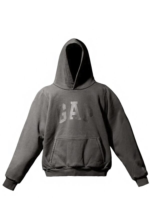 YEEZY GAP ENGINEERED BY BALENCIAGA Dove Cotton-blend Shrunken Hoodie - Grey
