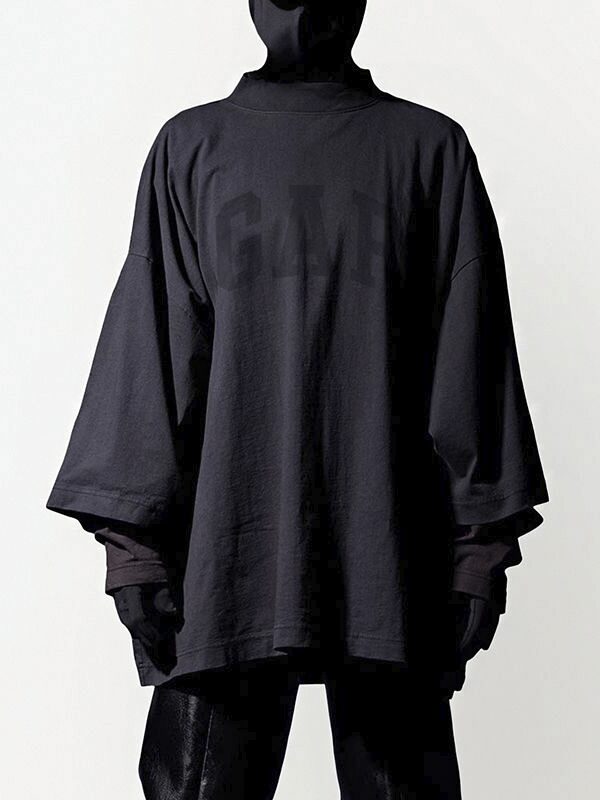 Yeezy Gap Dove 3/4 Sleeve Tee Black