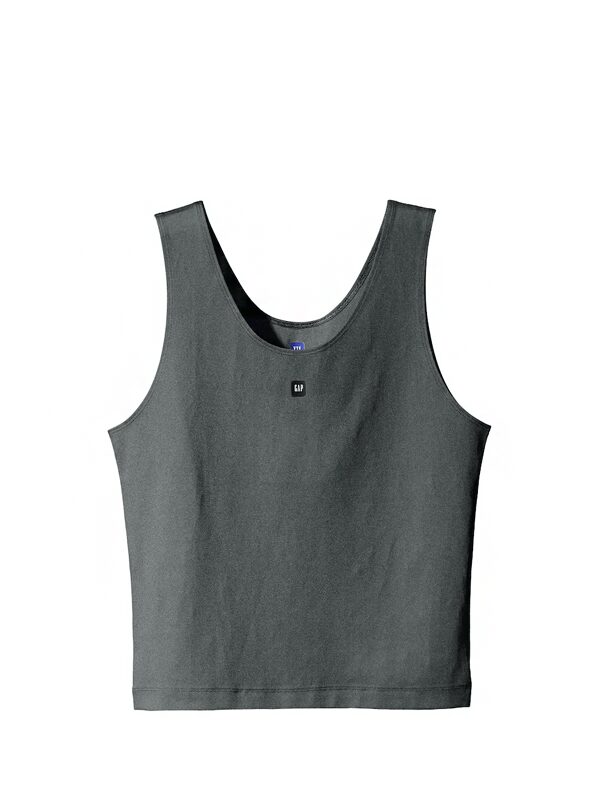 Yeezy Gap Womens Tank Top Second Skin Dark Green