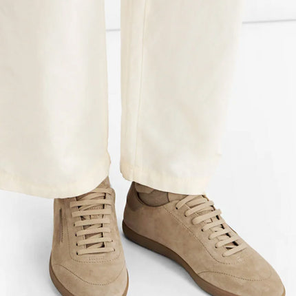 ZEGNA Beige 232 Suede Sneakers
