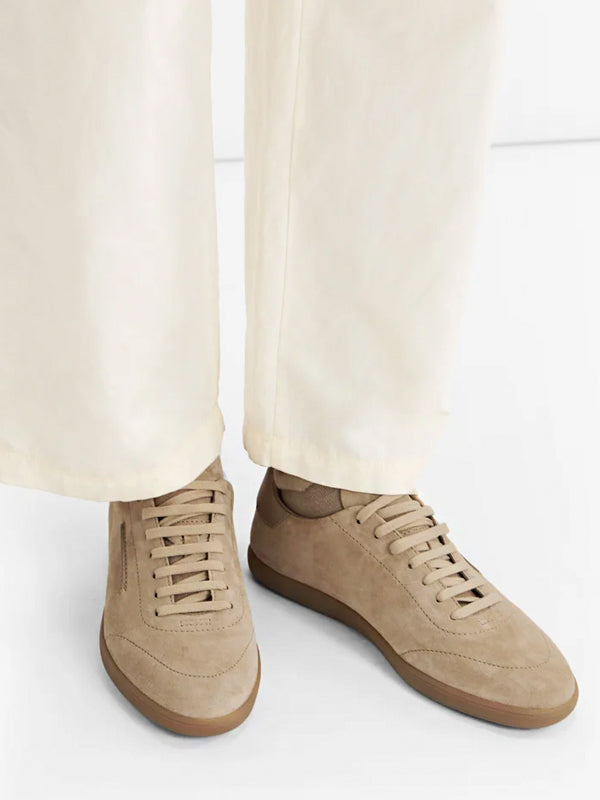 ZEGNA Beige 232 Suede Sneakers