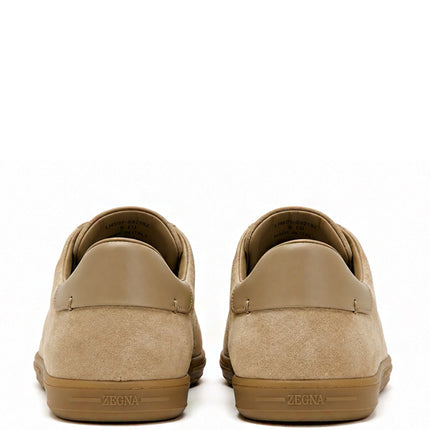 ZEGNA Beige 232 Suede Sneakers