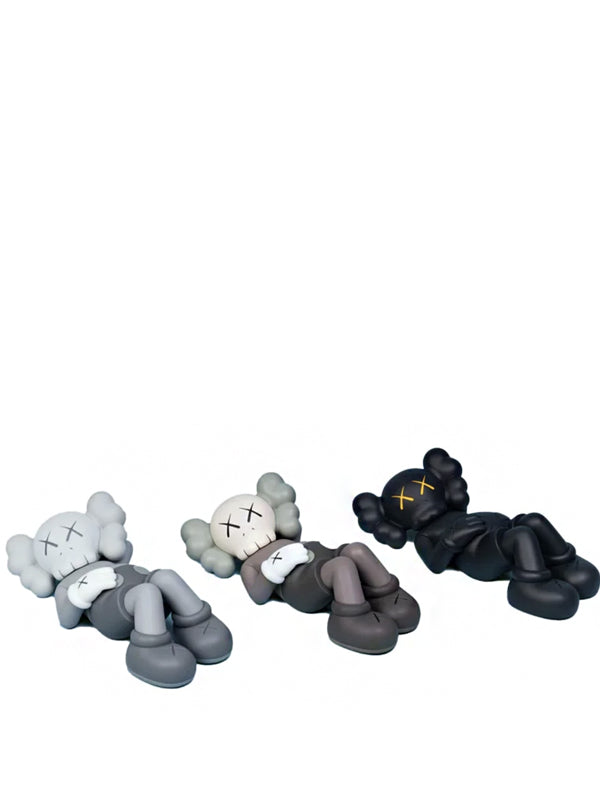 KAWS Holiday Japan Vinyl Figure Black/Brown/Grey Set