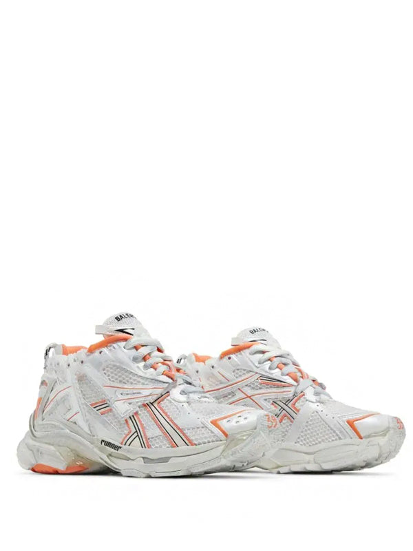 Balenciaga Runner Sneaker White Fluo Orange
