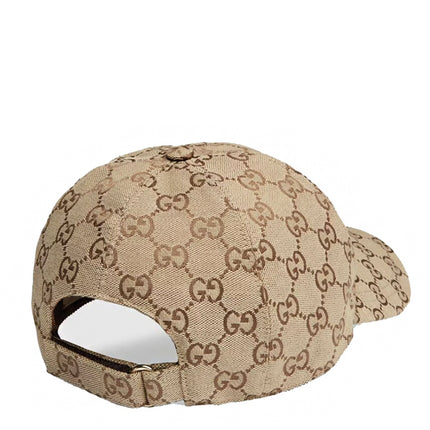 Gucci GG Canvas Baseball Hat Beige/Brown